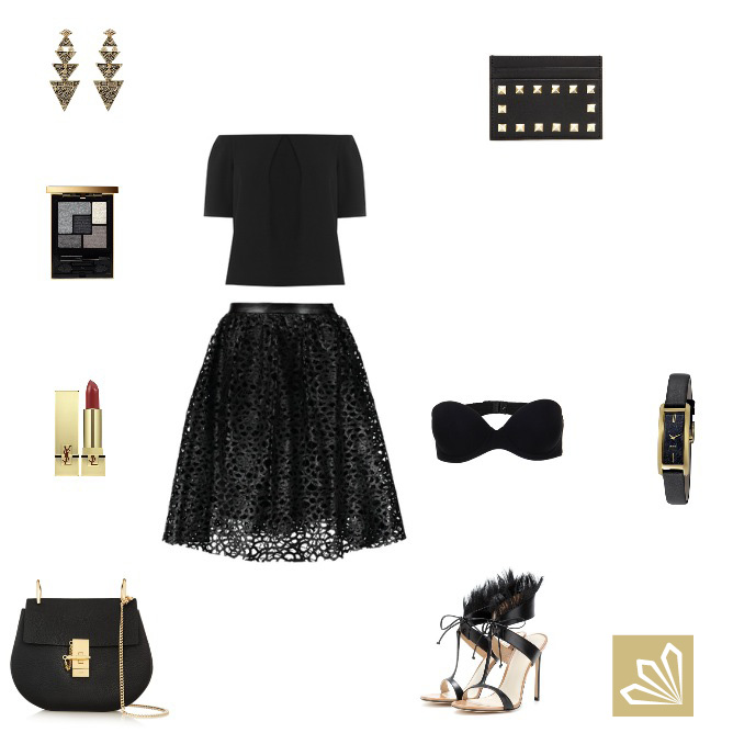 Party-Outfit: Black Magic