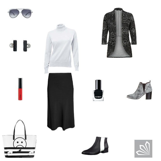 Outfit der Woche: Pure Black & White