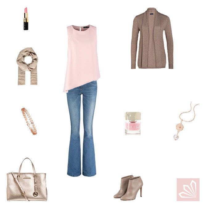 Outfit »Rose Quartz & Flares«